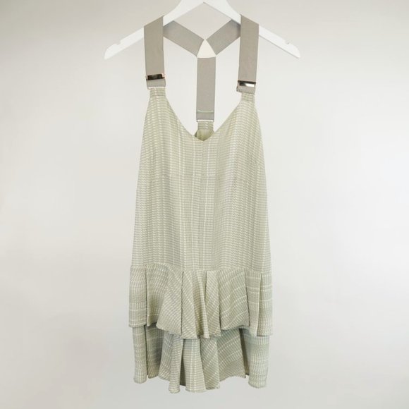 Derek Lam 10 Crosby for INTERMIX Sage Suspender Ruffle Dress - Picture 2 of 6